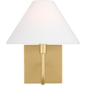 Drew & Jonathan Scott Eldon 1 Light Satin Brass Sconce Wall Light