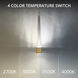 Quill LED 2.63 inch Aged Brass Multi-Light Pendant Ceiling Light, dweLED