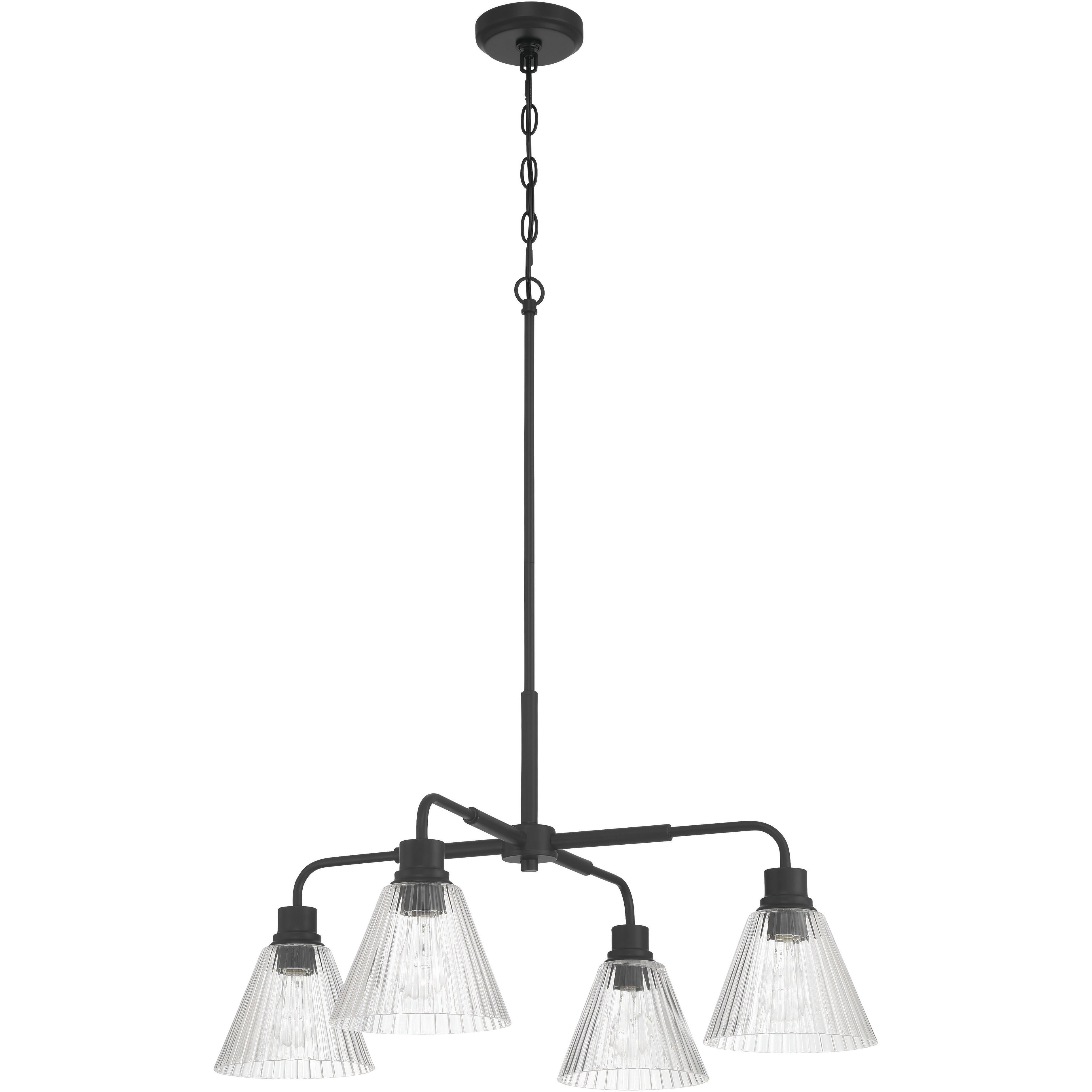 Pleated Chandelier