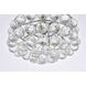 Savannah 3 Light 12 inch Chrome Flush Mount Ceiling Light