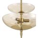 Fiorello 3 Light 14.5 inch Brushed Gold Convertible Pendant Ceiling Light