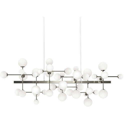 Nebula LED 68.75 inch Satin Nickel Chandelier Ceiling Light