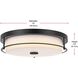 Kolson 1 Light 16 inch Black Flush Mount Ceiling Light