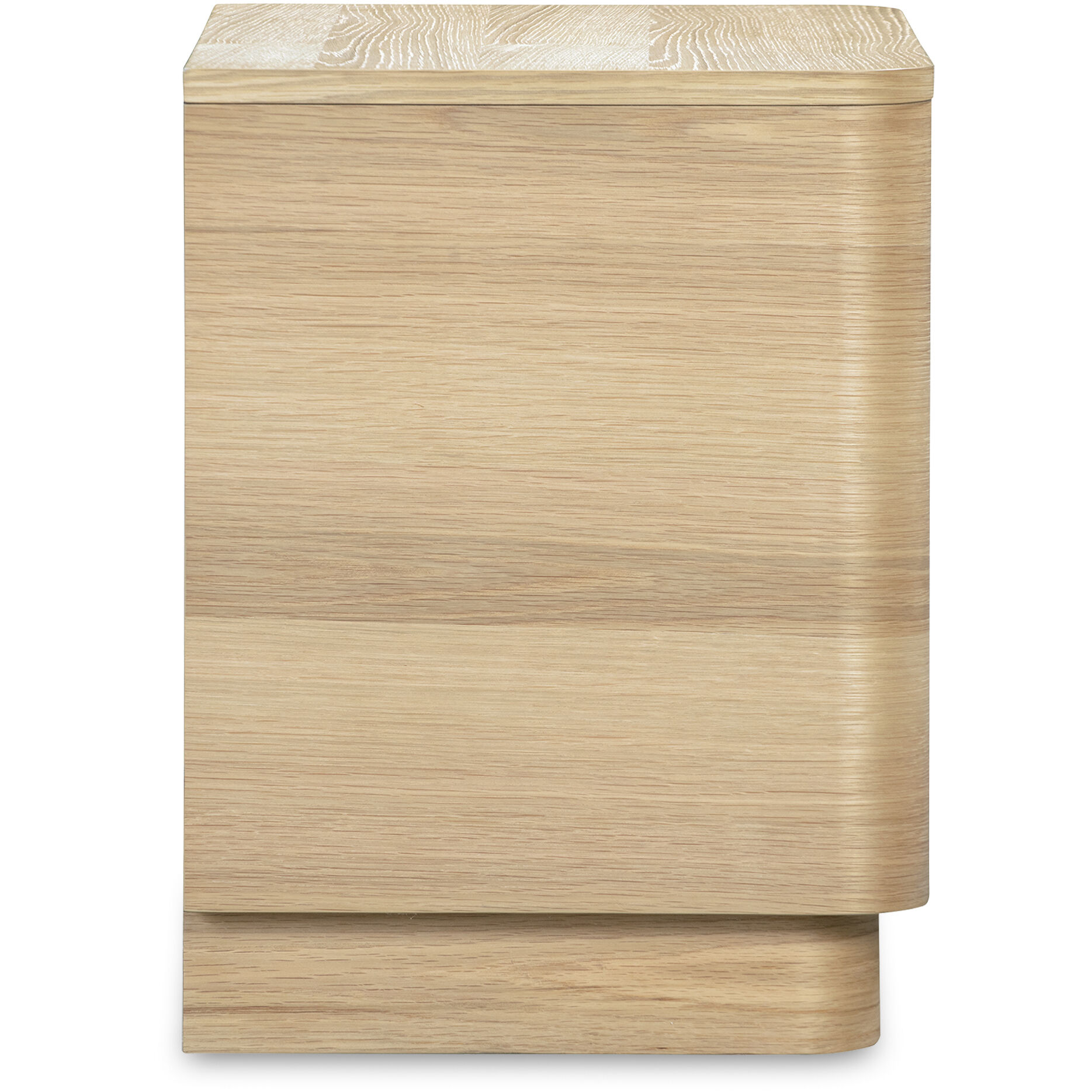 Round Off 20 X 20 inch Natural Nightstand, Tall