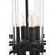 Sienna 8 Light 27 inch Black Pendant Ceiling Light