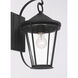 Outremont 1 Light 15.25 inch Sand Coal Black Outdoor Wall Lantern