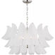 C&M by Chapman & Myers Chloe 5 Light 31.75 inch Polished Nickel Chandelier Ceiling Light