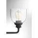 Vale 3 Light 24 inch Black Bathroom Vanity Light Wall Light, Essentials