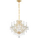 Maria Theresa 6 Light 20 inch Gold Chandelier Ceiling Light in Clear Hand Cut
