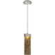 Parallel LED 2.3 inch Beige Silver Pendant Ceiling Light in Metallic Beige Silver, Bronze Granite, 2700K LED