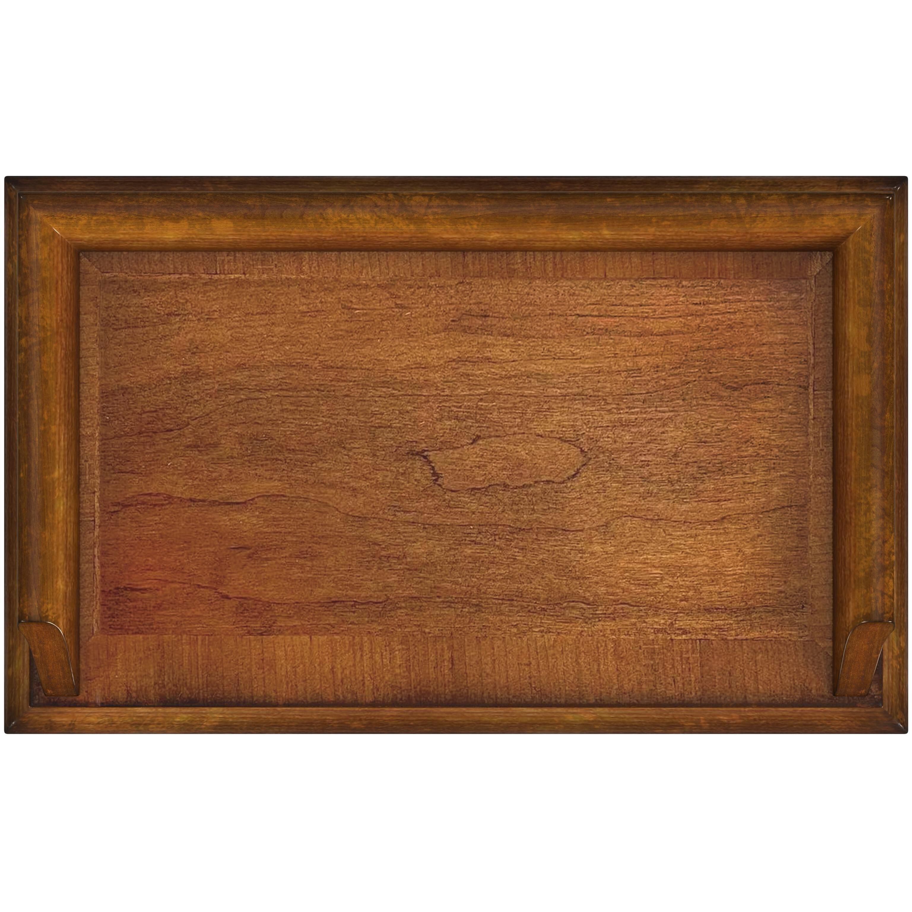 Cummings End Table with Storage in Medium Brown