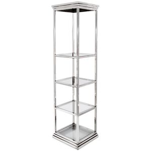 Carter 75 X 18 inch Silver Etagere