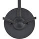 Saxon 2 Light 19.75 inch Zanzibar Black Wall Sconce Wall Light