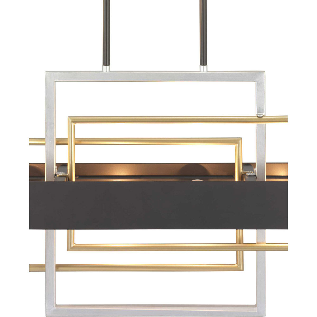 Adagio 6 Light 38 inch Matte Black Island Chandelier Ceiling Light, Design Series