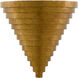 Wakefield 2 Light 17 inch New Gold Leaf Wall Sconce Wall Light, Bunny Williams Collection