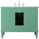 Lexington 42 X 22 X 35 inch Vintage Mint Vanity Sink Set