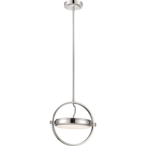 Gyro LED 12.63 inch Polished Nickel Pendant Ceiling Light