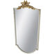 Anita 37.4 X 24 inch Distressed Ivory/Gold Wall Mirror