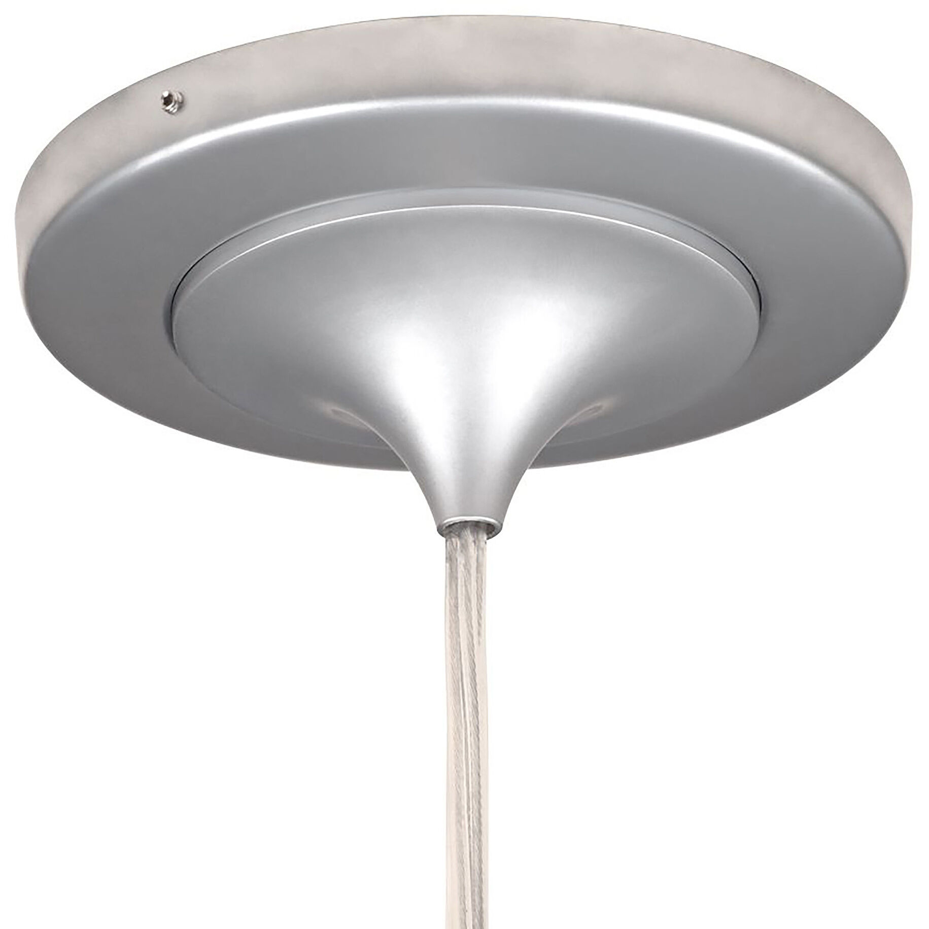 Bobo 1 Light 6 inch Matte Chrome Pendant Ceiling Light in Aqua Glass