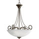Pavilion 3 Light 22 inch Antique Bronze Hall & Foyer Ceiling Light