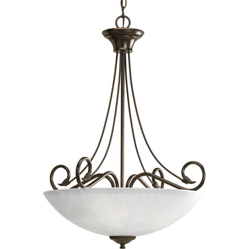 Pavilion 3 Light 22 inch Antique Bronze Hall & Foyer Ceiling Light