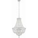 Roslyn 9 Light 22 inch Polished Chrome Chandelier Ceiling Light