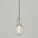 Bryce 1 Light 5 inch Polished Nickel Pendant Ceiling Light