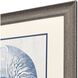Ocean Echoes Blue and Brown Framed Art, Propac