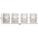 Brilliance 4 Light 31.15 inch Chrome Bath Vanity Light Wall Light