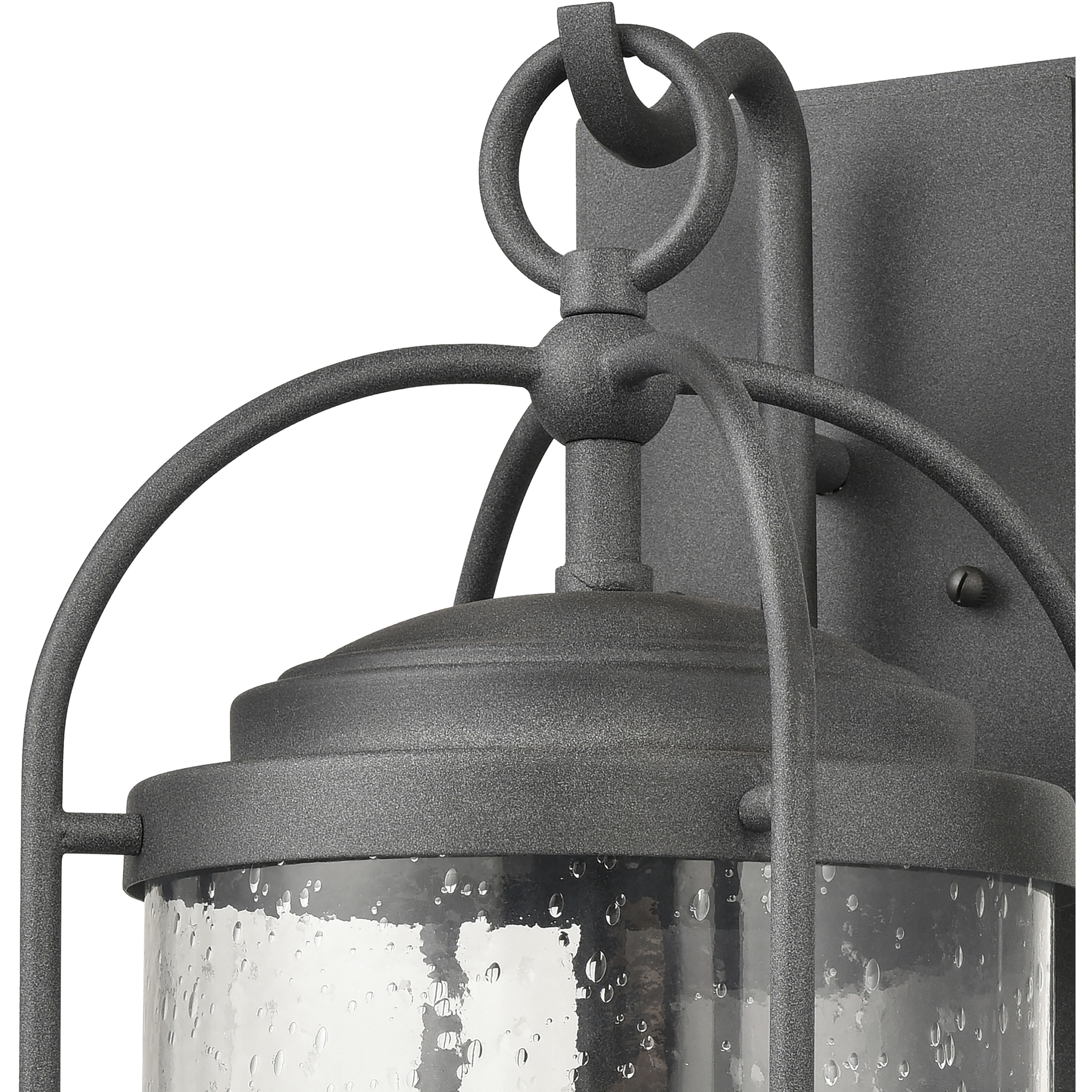 Catalonia 2 Light 19 inch Distressed Zinc Outdoor Wall Sconce