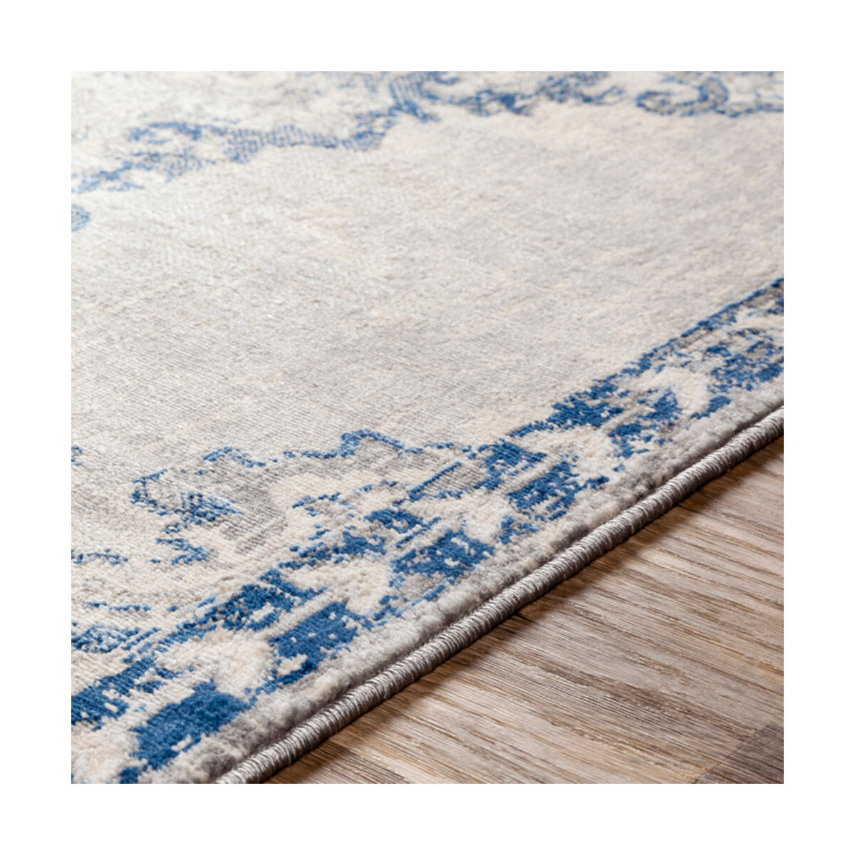 Monaco 36 X 24 inch Navy/Medium Gray/Cream/Silver Gray/Khaki Rugs in 2 x 3