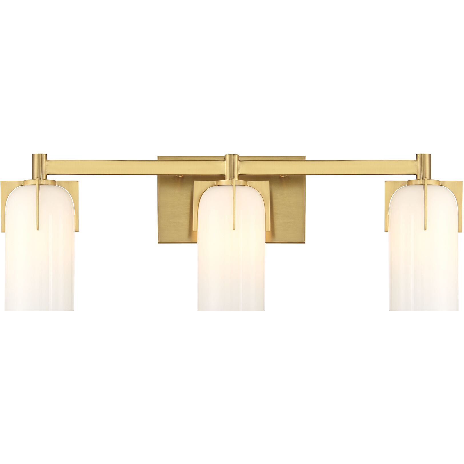 Caldwell 3 Light 24 inch Warm Brass Bathroom Vanity Light Wall Light