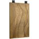 Drift Antique Brass and Blackened Bronze Wall Plaque