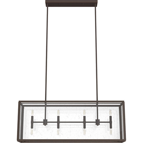 Felippe 8 Light 40 inch Onyx Bengal Linear Chandelier Ceiling Light