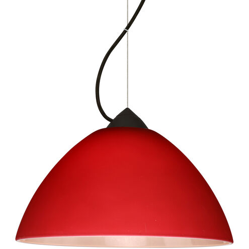 Tessa 1 Light Black Cord Pendant Ceiling Light