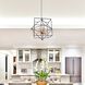 Roxton LED 42 inch Matte Black and Harvest Brass Chandelier Ceiling Light