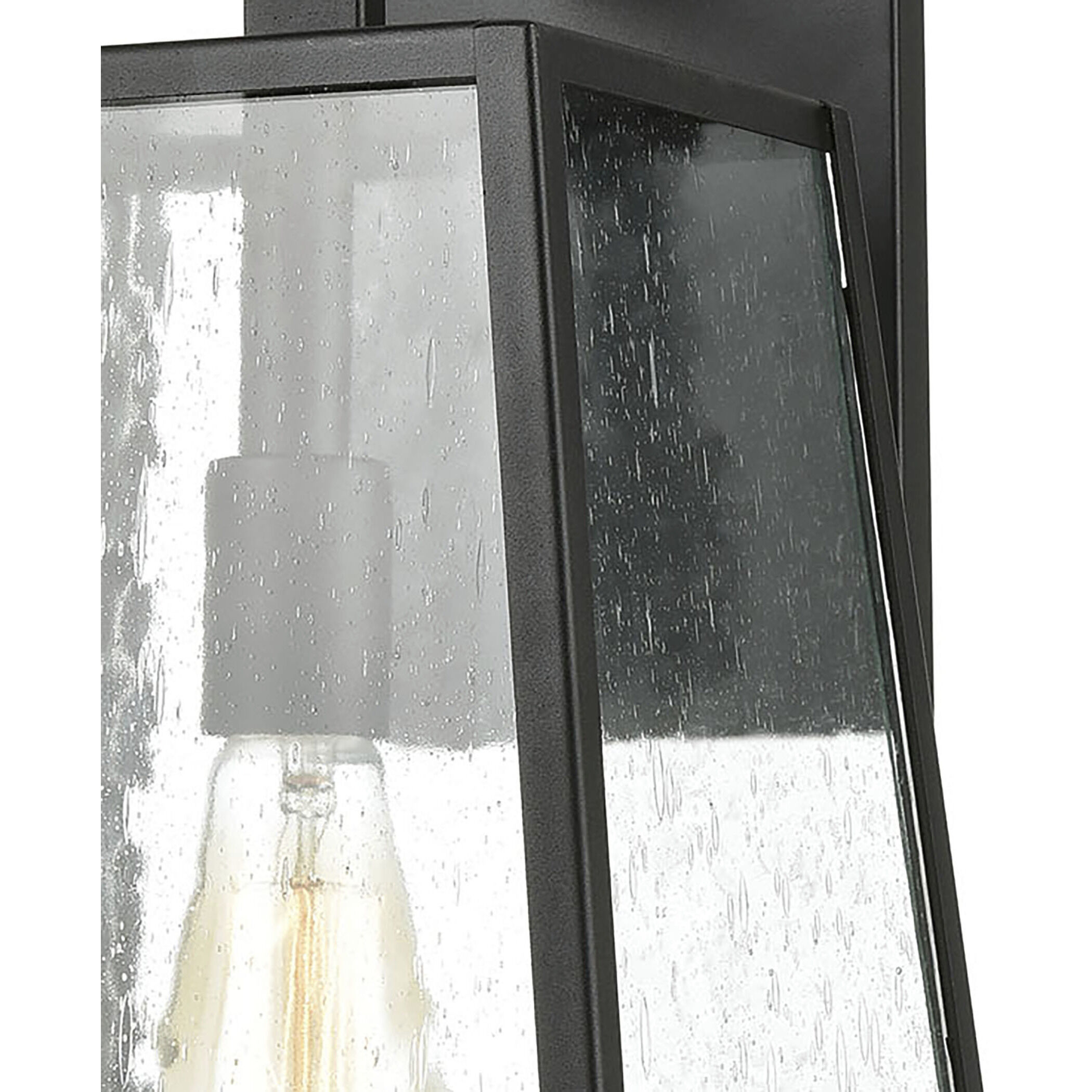 Meditterano 1 Light 18 inch Matte Black Outdoor Sconce
