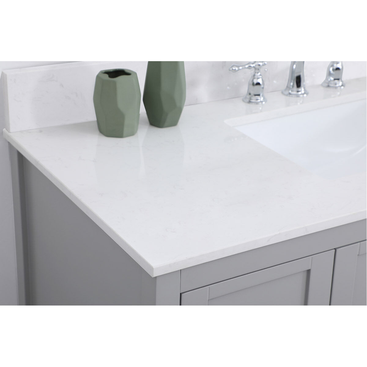 Theo 48 X 22 X 34 inch Gray Vanity Sink Set