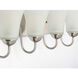 Classic 4 Light 30 inch Brushed Nickel Bath Vanity Wall Light