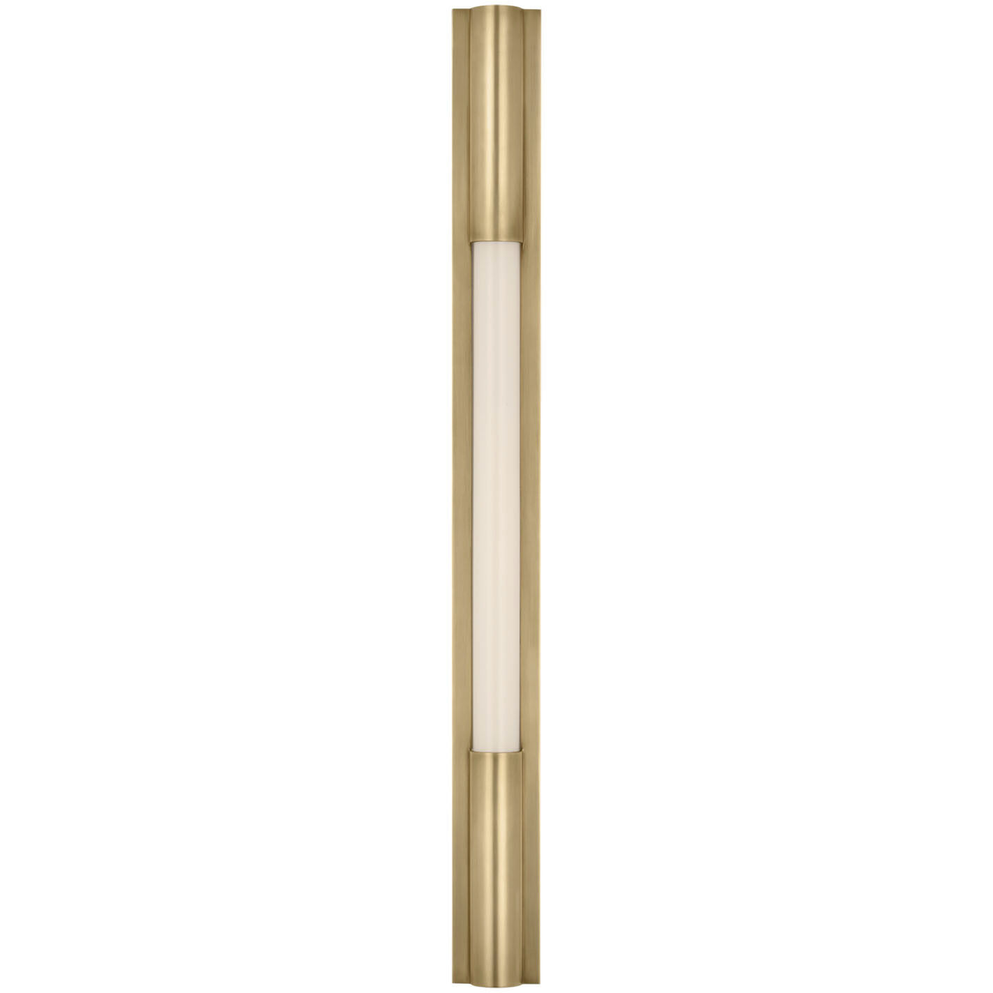 Ian K. Fowler Ellington LED 3 inch Hand-Rubbed Antique Brass Slimline Bath Light Wall Light