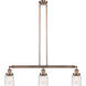 Franklin Restoration Bell 3 Light 38 inch Antique Copper Island Light Ceiling Light