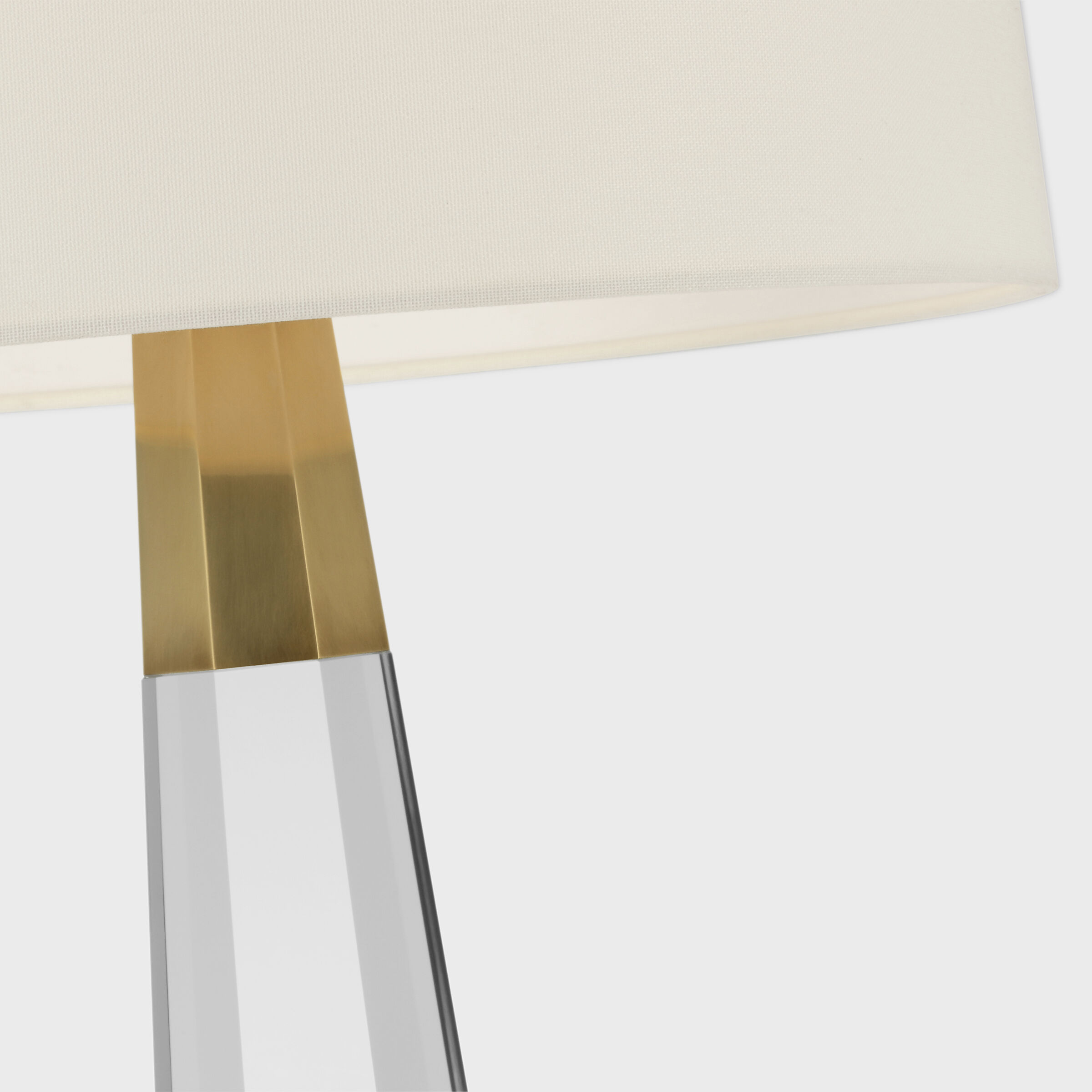 AERIN Olsen 32.5 inch 5.00 watt Crystal and Hand-Rubbed Antique Brass Cordless Table Lamp Portable Light