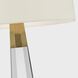 AERIN Olsen 32.5 inch 5.00 watt Crystal and Hand-Rubbed Antique Brass Cordless Table Lamp Portable Light