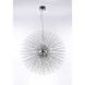 BET Series 22 Light 35 inch Chrome Chandelier Ceiling Light