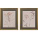 Delicate Sketch 33146 Pink and Gray and Neutral Framed Art