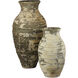 Ragusa Antique White Outdoor Urn, Large