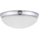 Kipling LED 15.25 inch Polished Chrome Flush Mount Ceiling Light, Progress LED