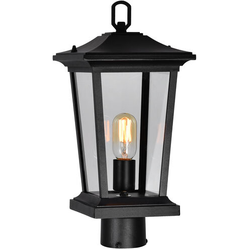 Leawood 1 Light 17.9 inch Black Outdoor Lantern Head