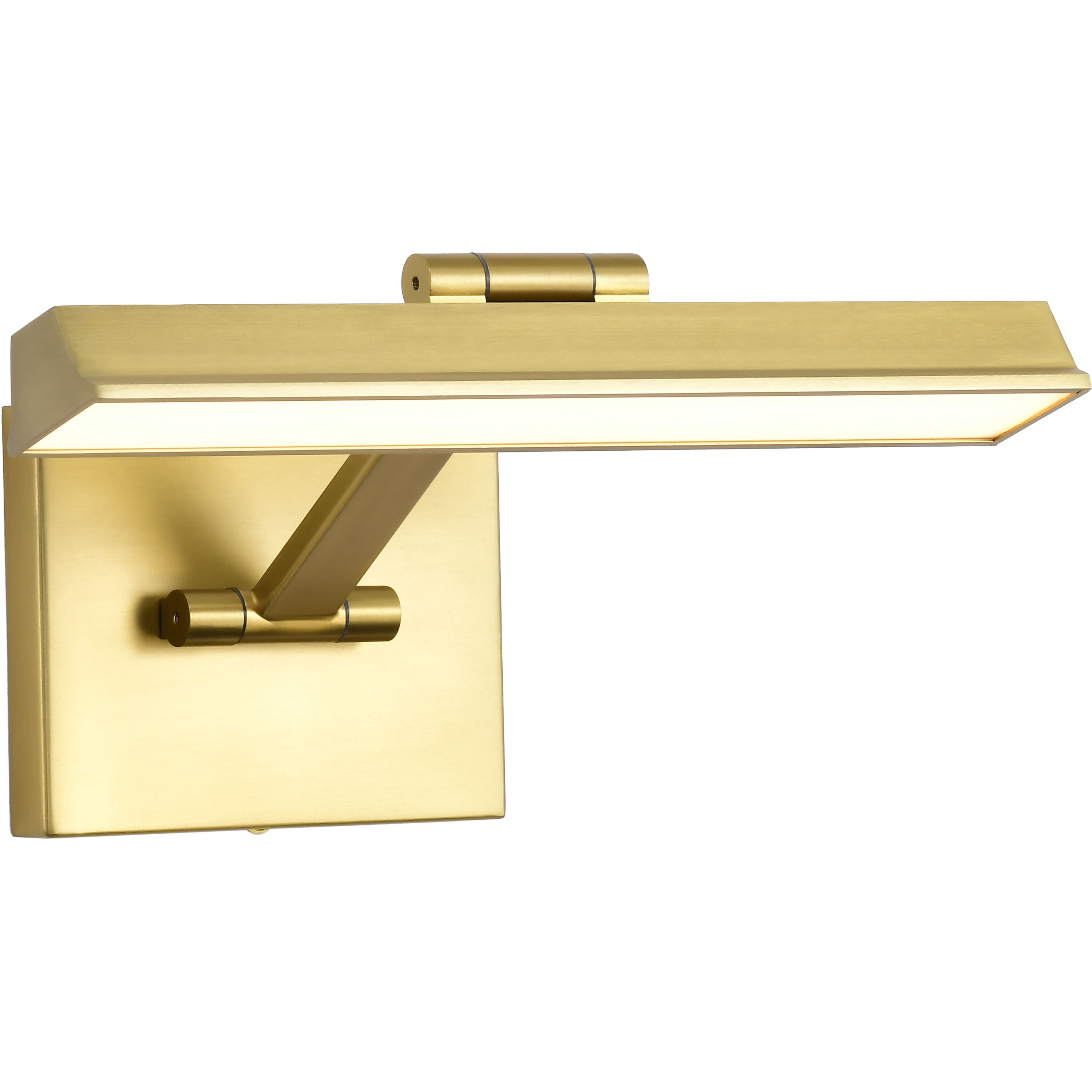 Hazel LED 12.2 inch Vintage Brass Vanity Wall Light