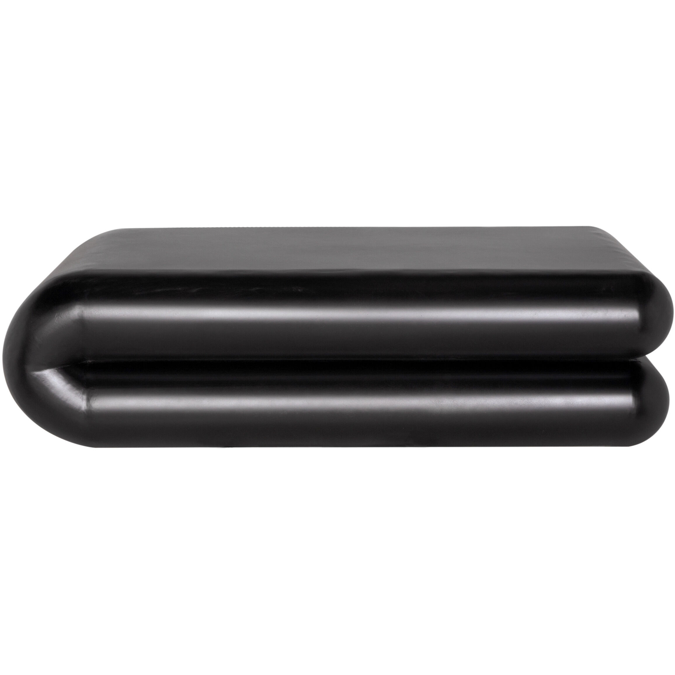 Flexum 64.5 X 34 inch Matte Black Coffee Table